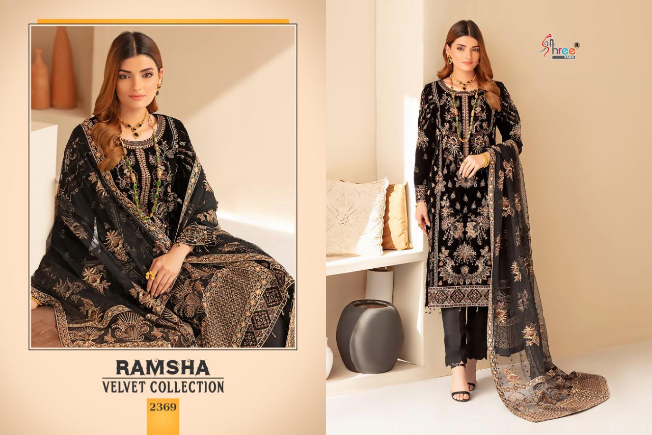 Shree Ramsha Velvet Fancy Festival Wear Latest Pakistani Salwar Suit Collection